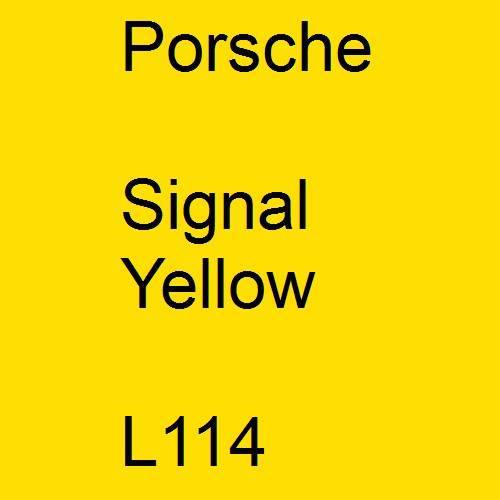 Porsche, Signal Yellow, L114.